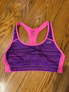 Champion Purple & Pink Racerback Sports Bra